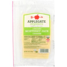 APPLEGATE: Organic Monterey Jack Cheese Slices, 5 oz