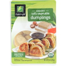 NASOYA: Organic Tofu Vegetable Dumplings, 9 oz