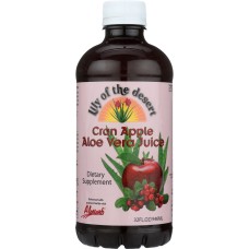 LILY OF THE DESERT: Aloe Vera Juice Cran Apple, 32 oz