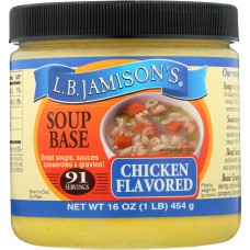 LB JAMISON: Chicken Soup Base, 16 oz