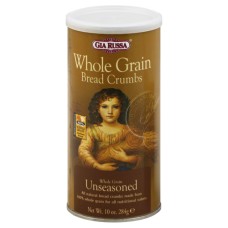 GIA RUSSA: Whole Grain Unseasoned Breadcrumbs, 10 oz