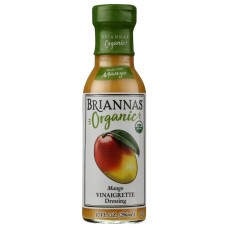 BRIANNAS: Organic Mango Vinaigrette Dressing, 10 oz