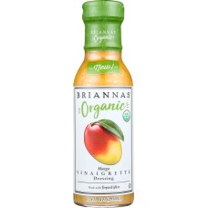 BRIANNAS: Organic Mango Vinaigrette Dressing, 10 oz