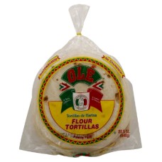 OLE MEXICAN: Flour Tortilla Family Pack 10 Counts, 22.5 oz