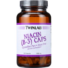 TWINLAB: Niacin B-3 Caps 1000mg, 100 cp