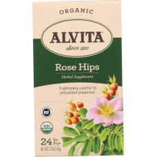ALVITA: Organic Rosehips Tea, 24 bg
