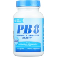 NUTRITION NOW: PB8 Original Formula Pro-Biotic Acidophilus, 120 Pro-Biotic Capsules