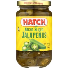 HATCH: Nacho Sliced Jalapenos, 12 oz