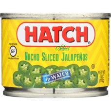 HATCH: Nacho Sliced Jalapenos, 4 oz