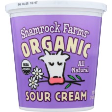 SHAMROCK FARMS: Organic Sour Cream, 24 oz