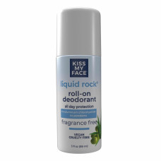 KISS MY FACE: Liquid Rock Fragrance Free Roll-On Deodorant, 4.5 oz KISS MY FACE: Liquid Rock Fragrance Free Roll-On Deodorant, 4.5 oz