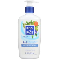 KISS MY FACE: Moisture Shave Fragrance Free, 11 oz