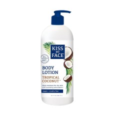 KISS MY FACE: Lotion Body Tropical Coconut, 32 oz