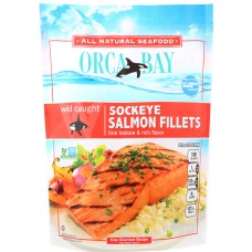 ORCA BAY: Sockeye Salmon Fillets, 10 oz