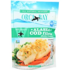 ORCA BAY: Wild Caught Cod Fillets, 10 oz
