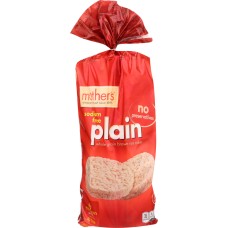 MOTHER'S: Plain Whole Grain Brown Rice Cakes, 4.5 oz