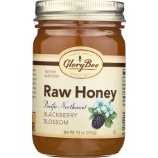 GLORY BEE: Raw Blackberry Honey, 18 oz