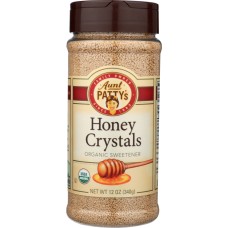 AUNT PATTY: Honey Crystals Organic, 12 oz