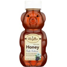 GLORY BEE: Honey Blackberry Squeeze Bear, 12 oz