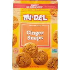 MIDEL: Simply Mi Delicious Ginger Snaps, 10 oz