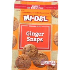 MI-DEL: Cookies Swedish Style Ginger Snaps, 10 oz