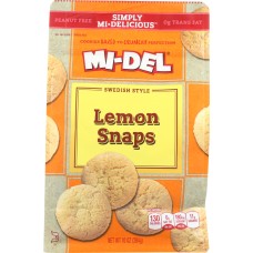 MIDEL: Cookies Snap Lemon, 10 oz