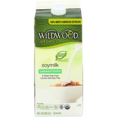 WILDWOOD: Organic Unsweetend Soymilk, 64 oz