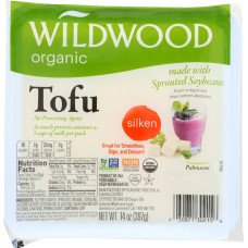 WILDWOOD: Organic Sprout Tofu Silken, 14 oz