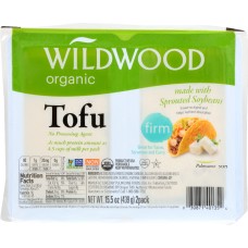 WILDWOOD: Organic Sprout Tofu Firm 2 Pack, 15.50 oz