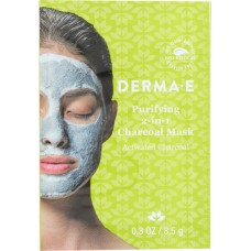DERMA E: Purifying 2-in-1 Charcoal Mask, 0.3 oz
