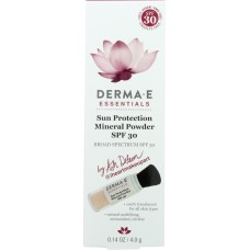 DERMA E: Sun Protect Mineral Powder, 0.14 oz