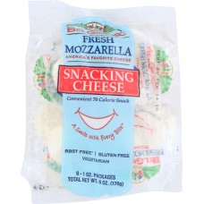 BELGIOIOSO: Fresh Mozzarella Snacking Cheese, 6 oz