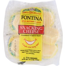 BELGIOIOSO: Fontina Snacking Cheese, 6 oz
