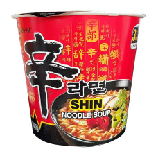 NONG SHIM: Spicy Shin Instant Cup Noodles Soup, 2.64 oz NONG SHIM: Spicy Shin Instant Cup Noodles Soup, 2.64 oz
