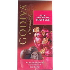 GODIVA: Chocolate Gem Truffle Milk, 4 oz