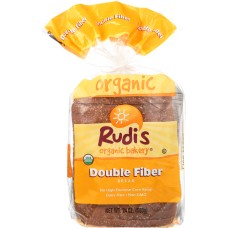 RUDI'S: Organic Double Fiber Bread, 24 oz