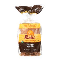 RUDIS: Organic 7 Grain with Flax Bread, 20 oz
