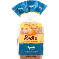 RUDIS: Organic Bakery Organic Spelt Bread, 20 oz