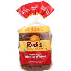 RUDIS: Organic Bakery Organic Honey Sweet Whole Wheat Sandwich Bread, 22 oz