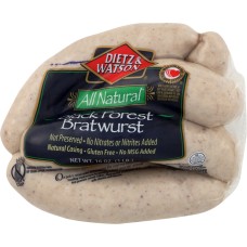 DIETZ AND WATSON: Black Forest Bratwurst, 1 lb