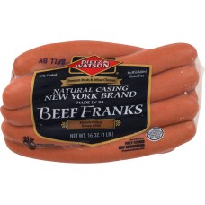 DIETZ AND WATSON: New York Brand Beef Franks, 1 lb