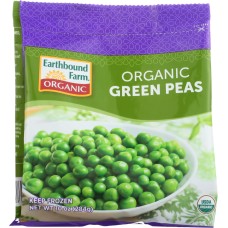 EARTHBOUND FARM: Organic Green Peas, 10 Oz