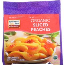EARTHBOUND FARM: Organic Frozen Sliced Peaches, 10 oz