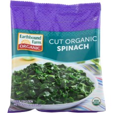 EARTHBOUND FARM ORGANIC: Frozen Cut Spinach, 8 oz