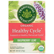 TRADITIONAL MEDICINALS: Healthy Cycle Tea, 16 Tea Bags, 0.85 oz TRADITIONAL MEDICINALS: Healthy Cycle Tea, 16 Tea Bags, 0.85 oz