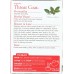 TRADITIONALS: Organic Throat Coat 16 Tea Bags, 1.13 oz