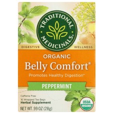 TRADITIONAL MEDICINALS: Organic Eater's Digest Peppermint Tea 16 Tea Bags, 0.99 oz