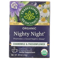 TRADITIONAL MEDICINALS: Organic Nighty Night Tea, 16 bg