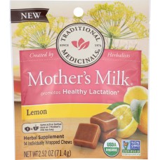 TRADITIONAL MEDICINALS: Herb Chew Mother's Milk Lemon, 2.52 oz