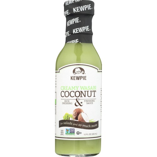 KEWPIE Creamy Wasabi Coconut Dressing, 12 oz
